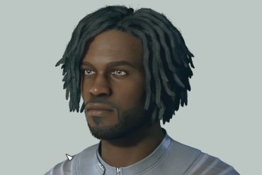 Starfield character with locs